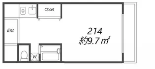 セラ玉出ウェスト【3階】の間取り