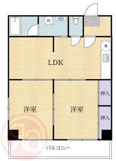 ロータス阿弥陀池スクエア【5階】の間取り