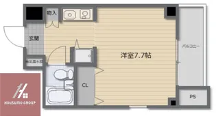 ゴックス南森町【503号室】の間取り