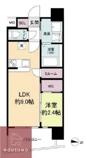 セレニテ天六リアン【9階】の間取り