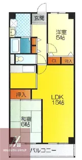 ネオコーポ鶴見緑地【919号室】の間取り