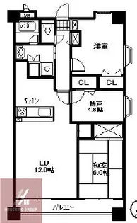 シティテラス大新【401号室】の間取り