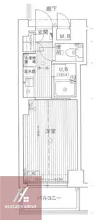 セレッソコート梅田東【404号室】の間取り