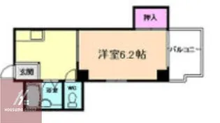 エスポワール桜ノ宮【403号室】の間取り