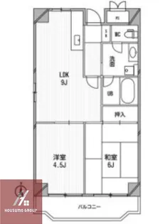 日宝ライフ放出西【3階】の間取り