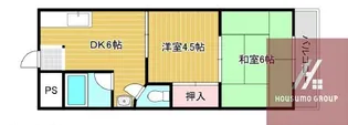 マンションブルースカイ【3階】の間取り