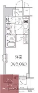 エスリード大阪グランフォート【6階】の間取り
