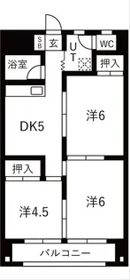 住吉ニューライフ【5階】の間取り