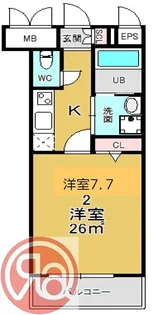 TOCCHI 1番館 【10階】の間取り