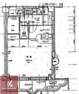 ラ・レジダンス・ド・京橋【814号室】の間取り