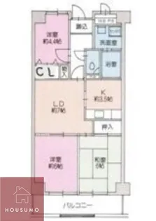 メゾン・ド・ヴィオレット【2階】の間取り