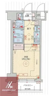 エステムプラザ ミッドプレイス【710号室】の間取り
