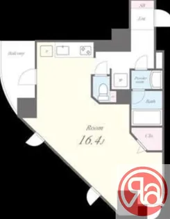 エヌレジデンス新今宮【8階】の間取り