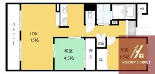 サウスシックス【5階】の間取り