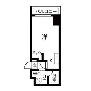 ROMISKY南久宝寺【2階】の間取り