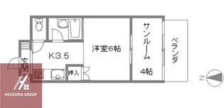 東洋プラザ高倉【802号室】の間取り