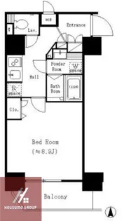 ルーエ本町【4階】の間取り