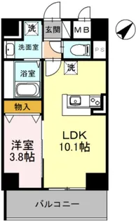 LA MAISON VERTE【2階】の間取り