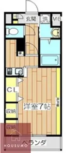 ベルエアー【4階】の間取り