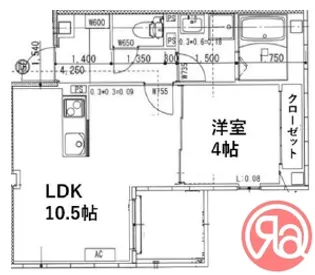 SFIDA帝塚山【1階】の間取り