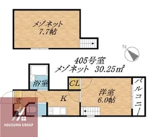 アベニール【4階】の間取り