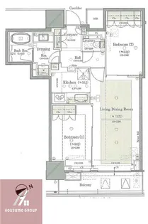 ザ・セントラルマークタワー【13階】の間取り