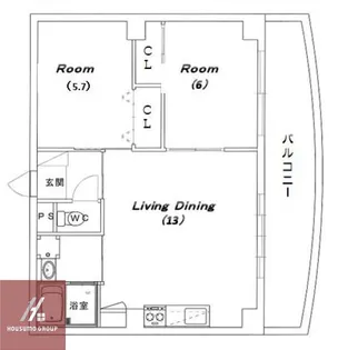 グランベル【3号室】の間取り