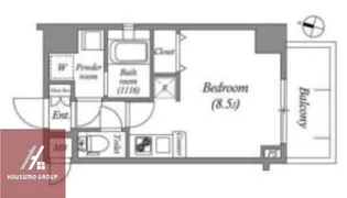 エスライズ梅田北【10階】の間取り