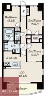 S-FORT大阪同心【3階】の間取り