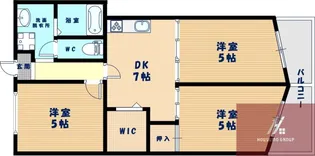 LakiaMaison帝塚山西【1階】の間取り