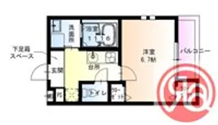 フジパレス住吉東【1階】の間取り