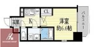 エスリード京橋セントラル【3階】の間取り