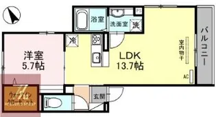 Les jours Shimizu【2階】の間取り