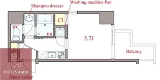 I-DIL NAKANOSHIMA EAST【6階】の間取り