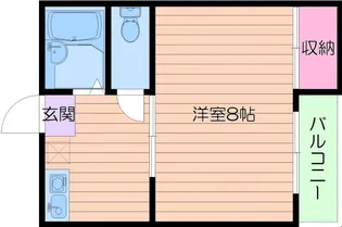 ロイヤル天王寺南【2階】の間取り