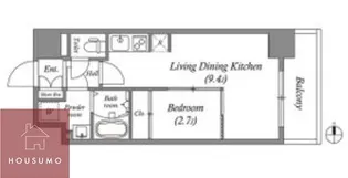 セレーノ南森町【502号室】の間取り