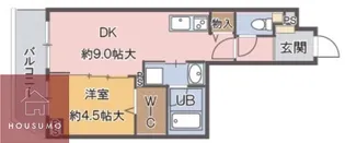 パイン ヴィレッジ【601号室】の間取り