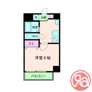グランエクラ岸里【3階】の間取り