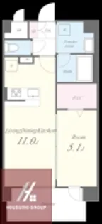 ラ・リヴィエール【2階】の間取り