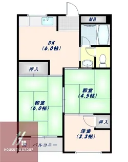 クラモトマンション【7階】の間取り
