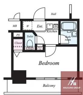 エスリード夕陽丘第弍 【6階】の間取り