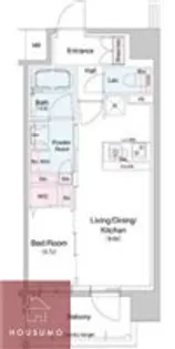 コンフォリア・リヴ南森町Q【7階】の間取り