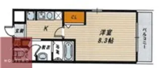 グランドステージ大阪城北【5階】の間取り