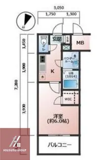 エスリード大阪城【4階】の間取り