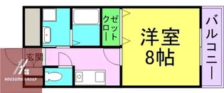 ヒルズR&A【703号室】の間取り