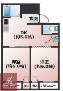 パシフィックヴィラ新森【3階】の間取り