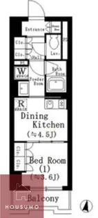 エル セレーノ大阪天神橋【503号室】の間取り