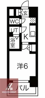 グランカリテ大阪城EAST【203号室】の間取り