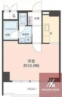 シティコープ谷町【8階】の間取り