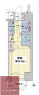 ソルテラス都島本通【204号室】の間取り